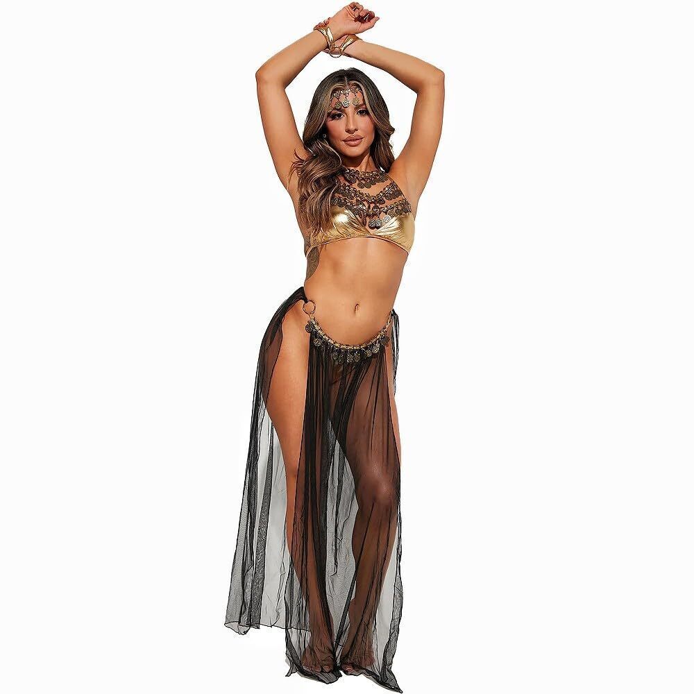 2187 Cleopatra Costume Queen of Egypt Sexy Halloween Cosplay Dress Up